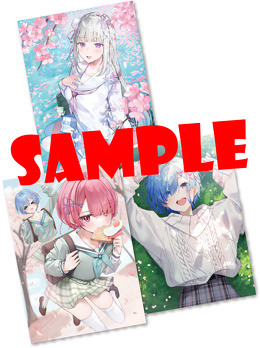 『Re:ゼロから始める異世界生活』 「てつぶた」「ういり」「トマリ」描き下ろし "Special Spring"B2ポスター×３